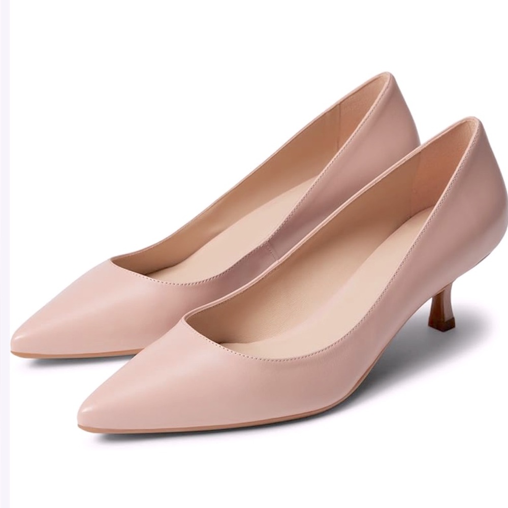 Ted Baker - Madelyn nude pointed pumps heels sz 9.5
